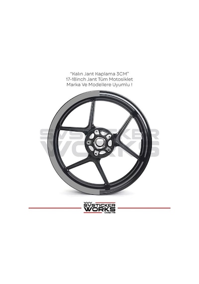 Motosiklet Jant Kaplama Yarım Yüksek Kaliteli Folyo 1 Paket 1 Motosiklet İçin 55078608