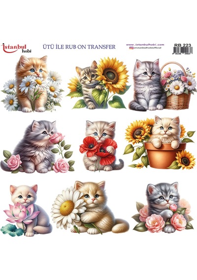 Ütü İle Rub On Transfer Kağıdı 30x30cm Rb-223