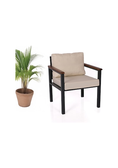 Neokas Metal Bahçe Takımı, Balkon Seti, Kafe Koltuğu, Bekleme Alanı Koltuğu, 1 + 1 + 3 + M Antrasit Neokas Metal Bahçe Takımı, Balkon Seti, Kafe Koltuğu, Bekleme Alanı Koltuğu, 1 + 1 + 3 + M Antrasit