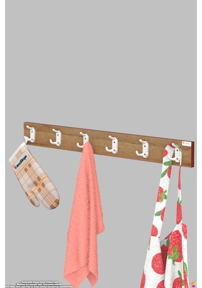 Arı 18 Kancalı Mutfak Askısı 3'lü Set 81,4x9,6 Cm - Şık Tasarım, Çok Amaçlı Düzenleyici Ve Yer Tasarrufu Çok Renkli Arı 18 Kancalı Mutfak Askısı 3'lü Set 81,4x9,6 Cm - Şık Tasarım, Çok Amaçlı Düzenleyici Ve Yer Tasarrufu Çok Renkli