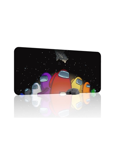 Among Us Kaymaz Dikişli Kauçuk Oyuncu Mousepad V4 - 90x40 Xxl Gaming Mouse Pad Fare Altlığı