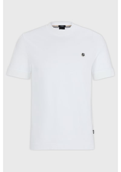 Boss Erkek T Shirt 50520298 100 Beyaz Beyaz