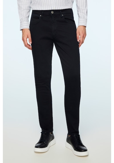 Morven Erkek Lacivert Denim 5 Cep Slim Fit Jean Kot Pantolon 26ms003032200 Lacivert