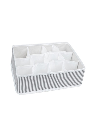 12 Bölmeli Çok Amaçlı Organizer Havlu-çorap- İç Çamaşırı- Kravat Vb. - Çekmece Organizeri 31x25x25 Diğer