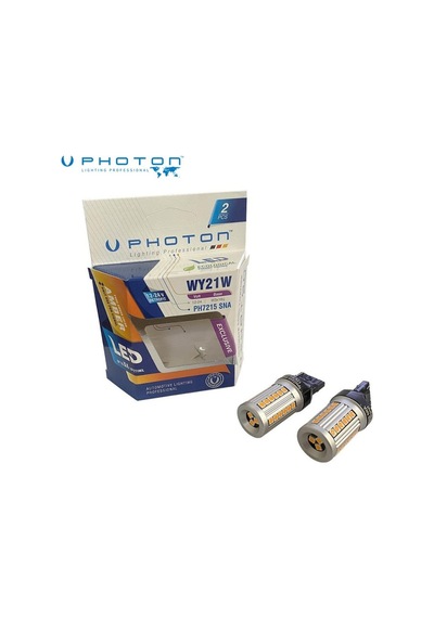 Photon 12v 1016 Ampul Led Dipsiz T20 Turuncu 2 Ad