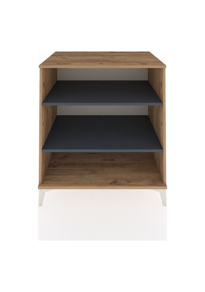 Kronos Şifonyer 2 Raflı 88x59x96 Çam-antrasit Çam