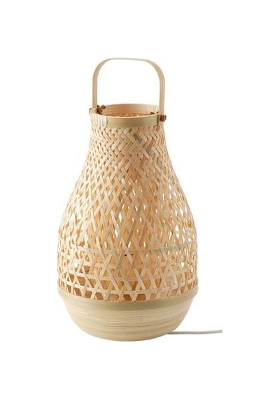 Bambu Abajur MeridyenDukkan Bambu, 36 cm Masa Lambası Dekorasyon Diğer