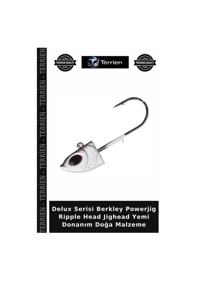 Delux Serisi Berkley Powerjig Ripple Head Jighead Yemi Donanım Doğa Malzeme