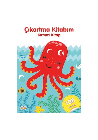 Çıkartma Kitabım Serisi Kırmızı, Mavi, Sarı Ve Yeşil Kitap Seti