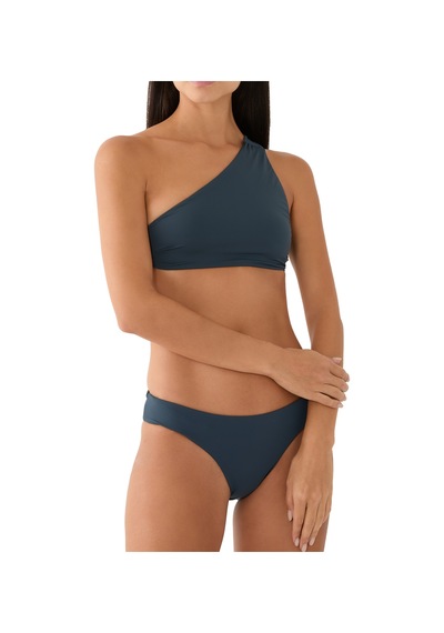 Haight Tek Omuzlu Bikini Üstü Koyu Mavi