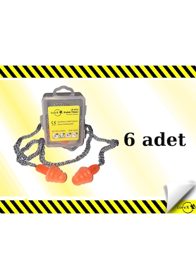 Lorex Lr-ep24 Çam Tipi Kordonlu Kulak Tıkacı 6adet