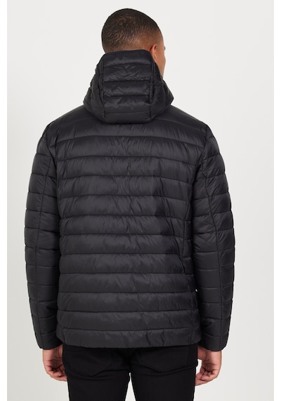AC&Co / Altınyıldız Classics Erkek Sıyah Standart Fit Normal Kesim Kapüşonlu Mont Siyah