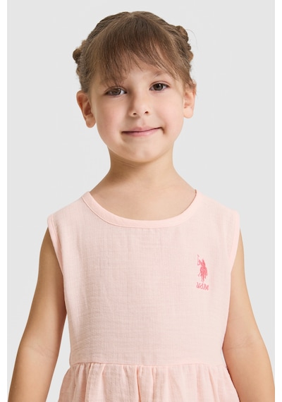 U.s. Polo Assn. Kız Çocuk Somon Pijama Takım 50326613-vr047