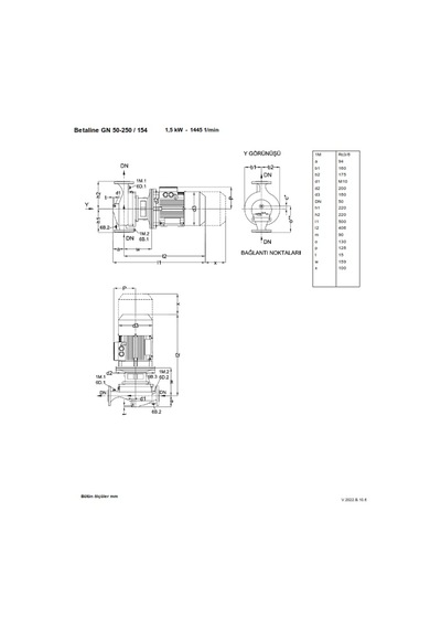 Ksb Betaline Gn 50-250 1,5 Kw