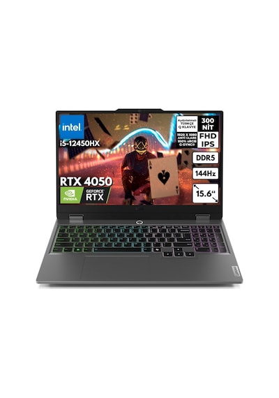 Lenovo LOQ 15IAX9 83GS009ATRHMF3 32 GB 1 TB SSD SSD RTX4050 15.6" Free Dos Dizüstü Bilgisayar