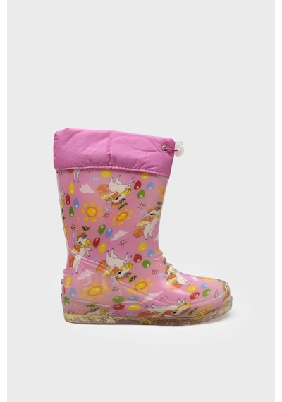 Sanbe Snb901y3102 Pembe Unısex Çocuk Desenli Çizme Pembe