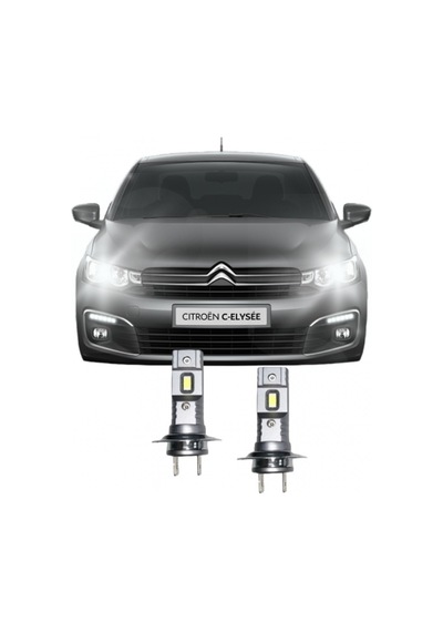 Cıtroen C-elysee Led Xenon Kısa Far Ampulü H7 Mini Led 2'li Set
