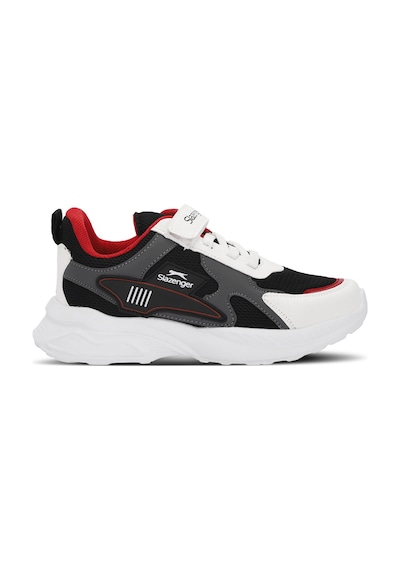 Slazenger KEMBA Çocuk Cırt Cırtlı Beyaz / Siyah Günlük Spor Ayakkabısı