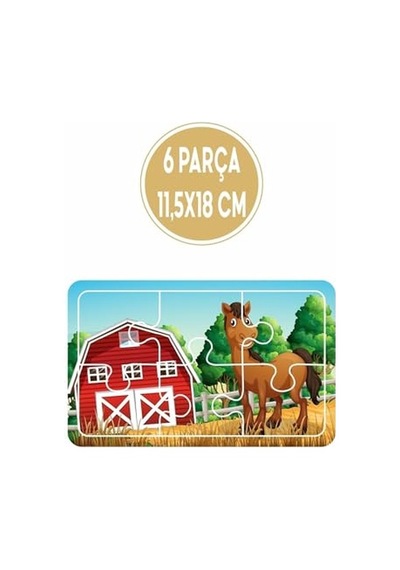 Lipyos Baby Puzzle 6 Parça 6 Adet Puzzle Seti-3