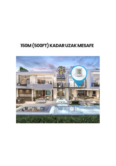 ThermoPro TP200C Wifi İç-Dış Mekan Dijital Sıcaklık Termometre
