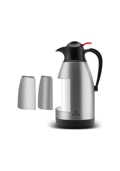 Emsan Clark Termos Inox 2,5 L Gümüş