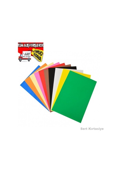 Eva Yapışkansız 20X30 10 Renk 10Lu Pk