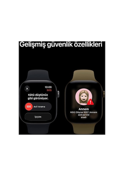 Apple Watch Series 12 Gps 46MM - Koyu Bronz Alüminyum Kasa - Zeytin Spor Kordon - S/m Akıllı Saat (Distribütör Garantili) Apple Watch Series 12 Gps 46MM - Koyu Bronz Alüminyum Kasa - Zeytin Spor Kordon - S/m Akıllı Saat (Distribütör Garantili)