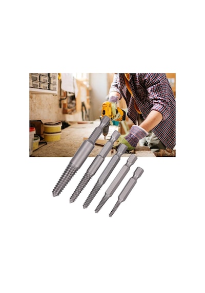 5405 Bits Saplı Hasarlı Vida Sökücü 6 Parça