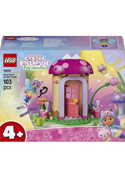 LEGO® Gabby’s Dollhouse Peri Kedi’nin Bahçe Evi 11212 - 4 Yaş ve Üzeri için Aksesuarlar İçeren Oyuncak Yapım Seti (103 Parça)