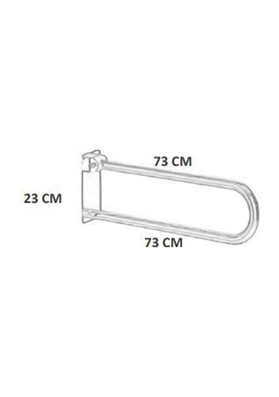 Yaşlı Hasta Engelli Mafsallı Tutunma Barı Çap: 32 mm Paslanmaz