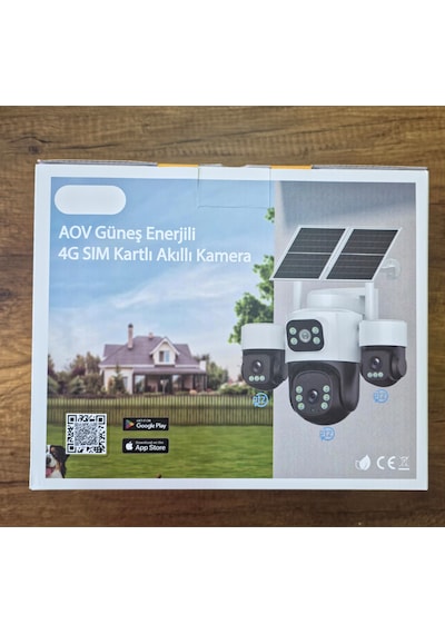 Icampro Icp-74gz 4 Kameralı Aov Güneş Panelli 12mp Kamera Hieasy