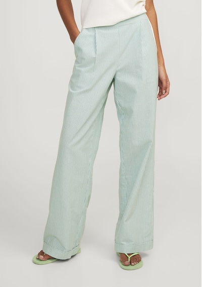 Jack & Jones Kadin Çizgili Desenli Rahat Kesim Pantolon - Siva 12254570 Grayed Jade Kırmızı Jack & Jones Kadin Çizgili Desenli Rahat Kesim Pantolon - Siva 12254570 Grayed Jade Kırmızı
