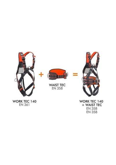 Ct Work Tec 140 Harness-375 Çok Renkli