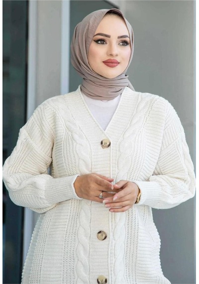 Flex Fashıon Kadın Kışlık Oversize 80 Cm Saç Örgü Kırık Beyaz Triko Hırka Kreem - 656385124 Kreem - 656385124 Kreem Flex Fashıon Kadın Kışlık Oversize 80 Cm Saç Örgü Kırık Beyaz Triko Hırka Kreem - 656385124 Kreem - 656385124 Kreem