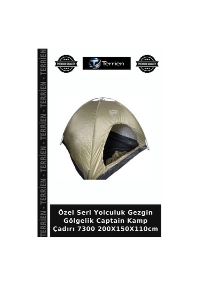 Özel Seri Yolculuk Gezgin Gölgelik Captain Kamp Çadırı 7300 200x150x110cm Standart
