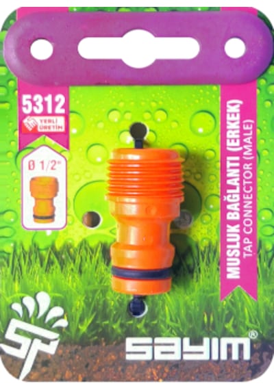 Otomatik Musluk Bağlantısı Erkek 1/2" 5 Adet