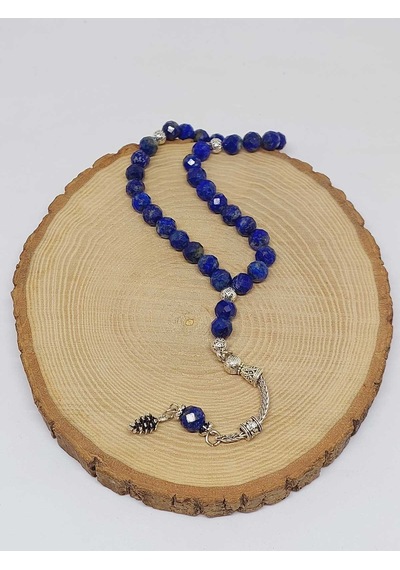 Yasamtohumu Lapis Taşı Üst Segment Faset Kesim 33lük Tesbih 8mm 54330 Çok Renkli