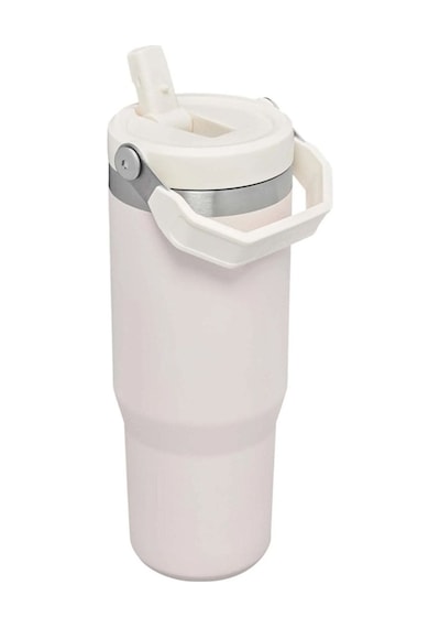 Stanley The Iceflow Flip Straw Pipetli Termos Bardak Gülkurusu  0.89 L