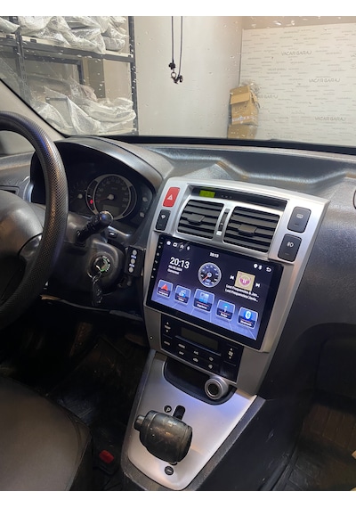 Hyundaı Tucson 2005-13 10" Gri Uyumlu Androıd Multimedya Gerçek 2/32 Kablosuz Carplay Geri Görüş Kameralı 10"