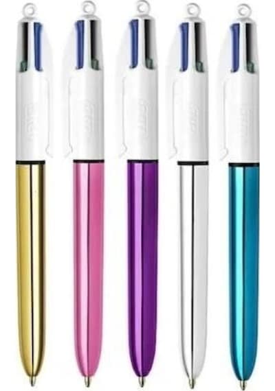 Bic 4 Colours 5'Li Tükenmez Kalem Seti
