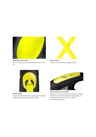 Flexi New Neon M 5m Şerit