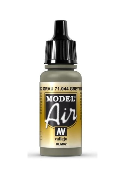 17 Ml. Grey Rlm02 Model Air Serisi Maket Boyası, Vallejo 71044 Standart
