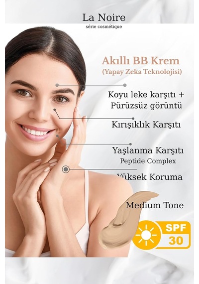 Medium Ton Akıllı Bb Krem Yaşlanma-kırışıklık Karşıtı Spf30 Çok Renkli