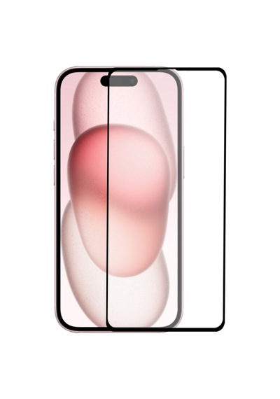 Apple iPhone 15 Uyumlu İle Tam Kaplayan Temperli Ekran Koruyucu Cam