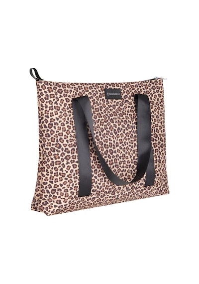 Earthy Leopard Omuz Çantası / Tote Bag Kahverengi