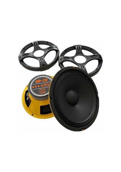 Ads Ad20 900Watt 20Cm Profesyonel Anfi Uyumlu Midrange Hoparlör T