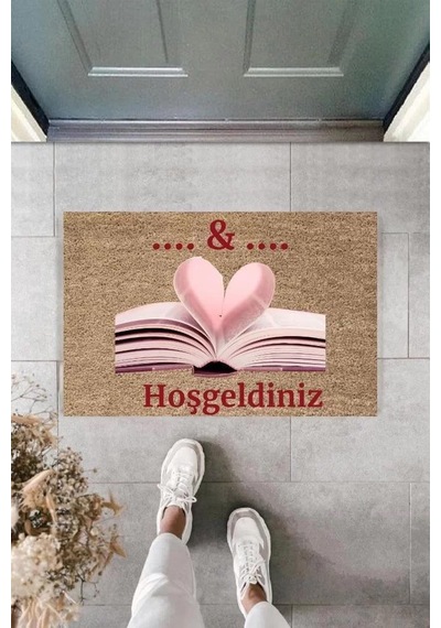 Dijital Baskı Kişiye Özel İç Kapı Dekorasyon Paspas Ps11260 Renkli