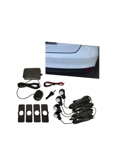 Niken Lens Ses İkazlı Park Sensörü Beyaz N11.331