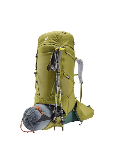 Deuter Aircontact Core 60 + 10 Litre Sırt Çantası Yeşil