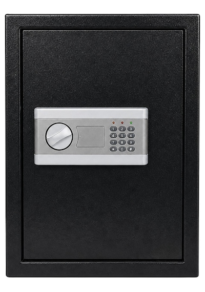 Çelik Elektronik Şifreli Anahtarlı Para Kasası Büyük Boy Ev-ış-ofis-klasör Boy Bf001-xxl